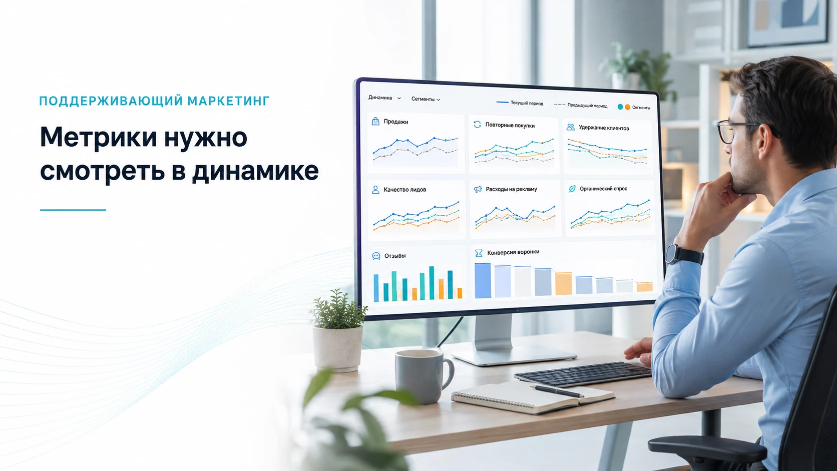 Аналитика показателей поддерживающего маркетинга в динамике