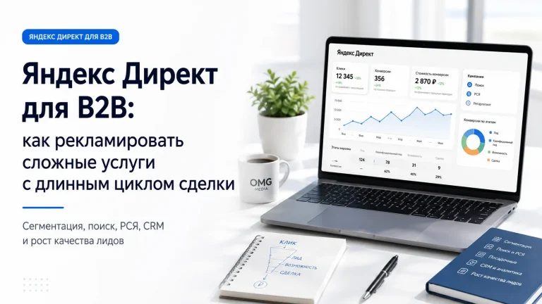 Яндекс Директ для B2B — реклама сложных услуг с длинным циклом сделки