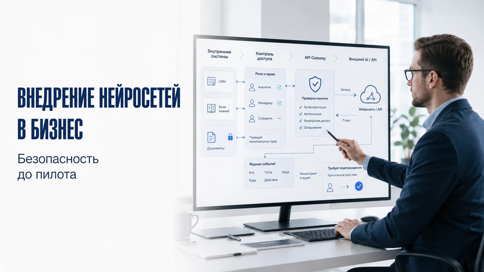 Контроль доступа и безопасный обмен данными при внедрении нейросетей