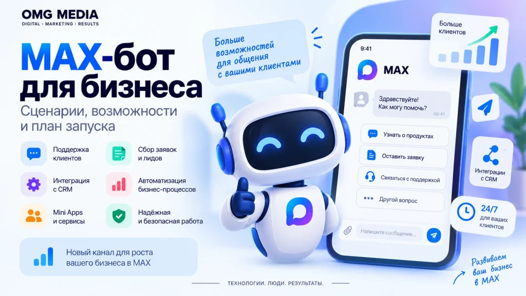 MAX-бот для бизнеса: сценарии, возможности и план запуска