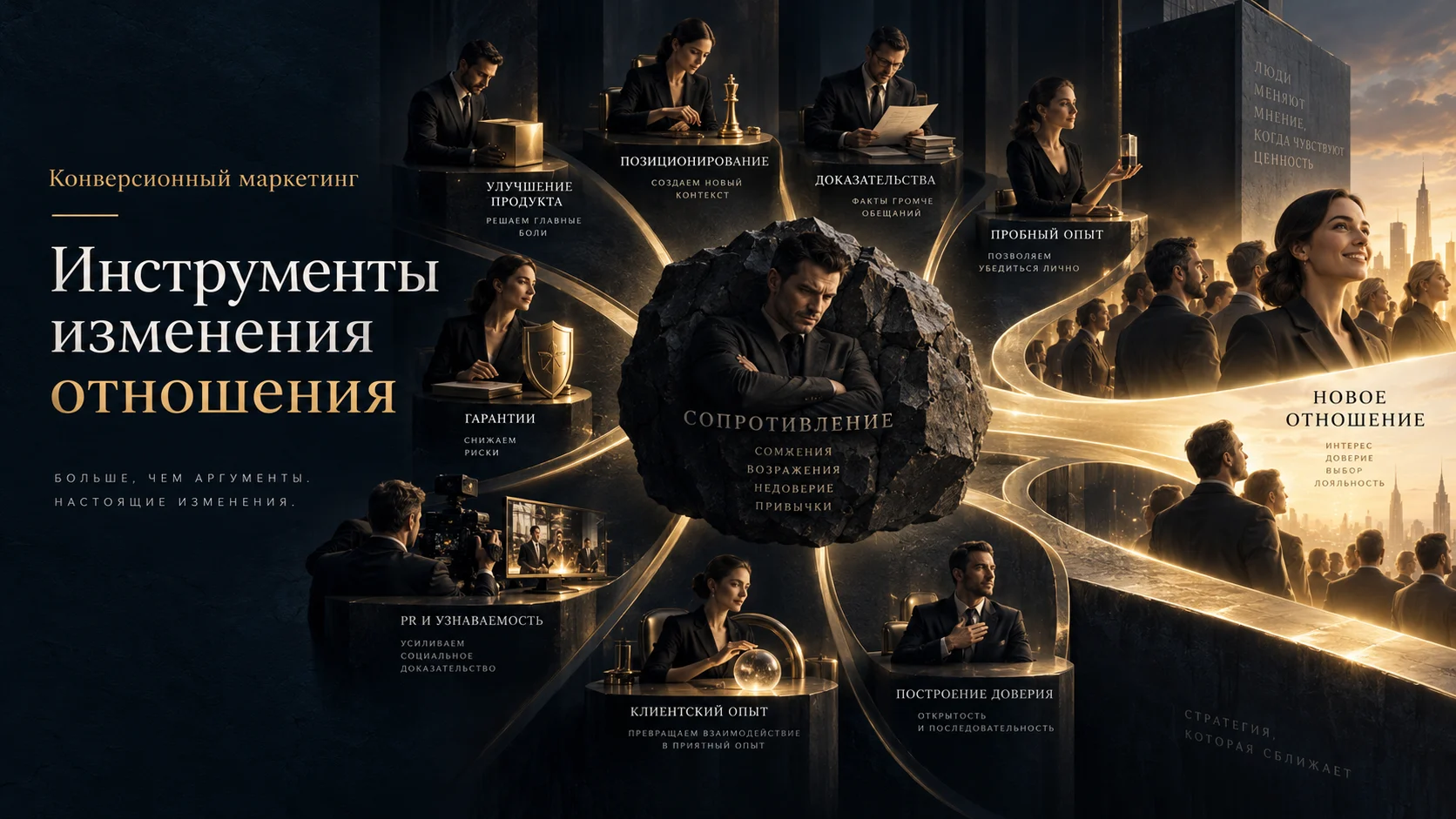 Инструменты конверсионного маркетинга для изменения негативного отношения