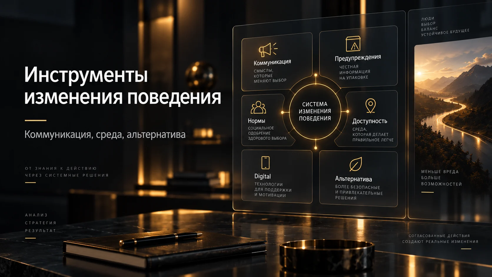 Инструменты противодействующего маркетинга и изменения поведения