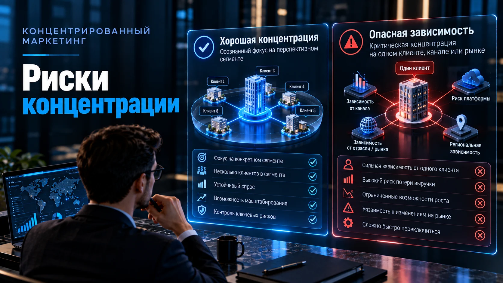 Разница между стратегической концентрацией и опасной зависимостью бизнеса