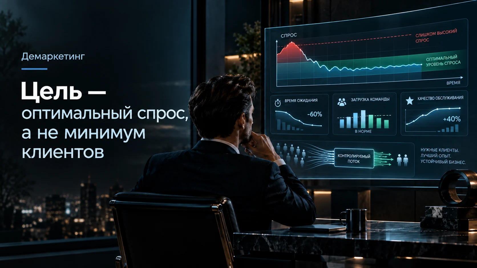 KPI демаркетинга показывают оптимальный уровень спроса