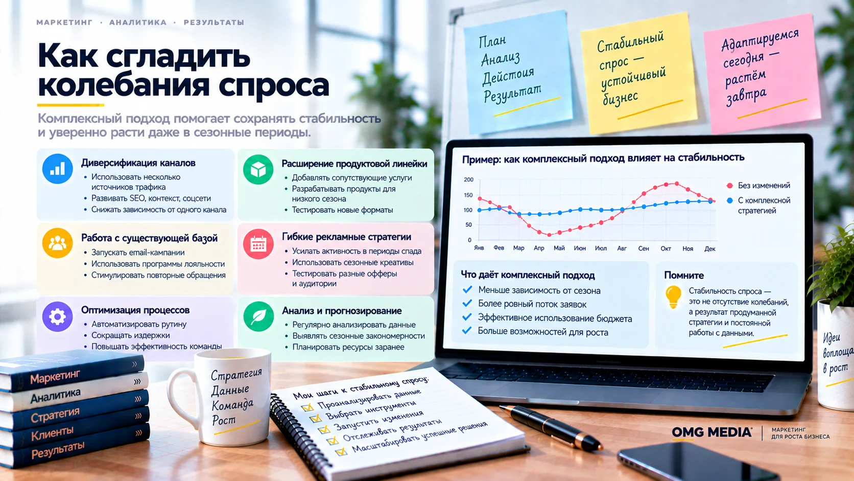 Как сгладить сезонные и другие колебания спроса