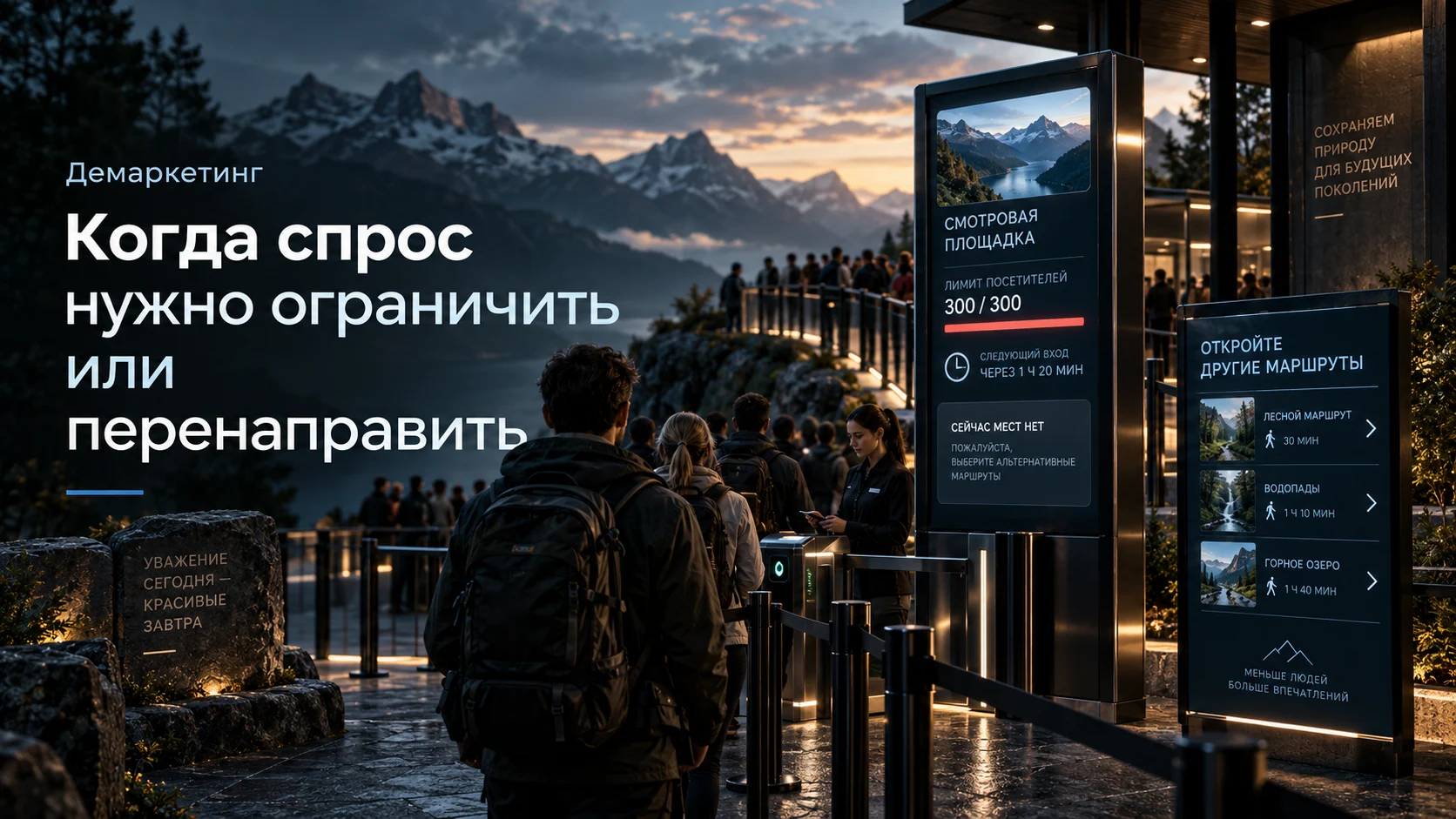 Управление туристическим потоком как пример демаркетинга