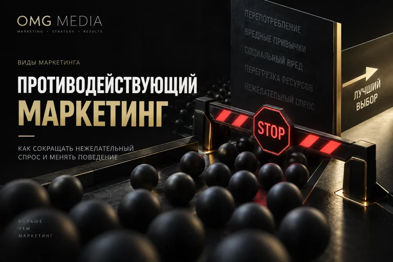 Противодействующий маркетинг: снижение нежелательного спроса и изменение поведения