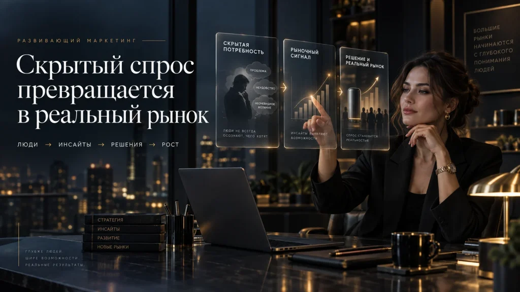 Развивающий маркетинг — скрытый спрос превращается в реальный рынок