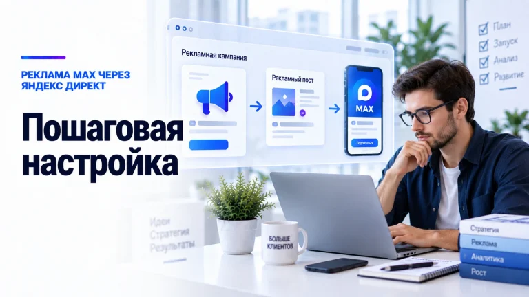 Настройка рекламы MAX через Яндекс Директ