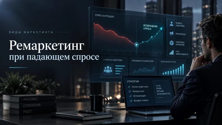 Ремаркетинг при падающем спросе — стратегия восстановления спроса