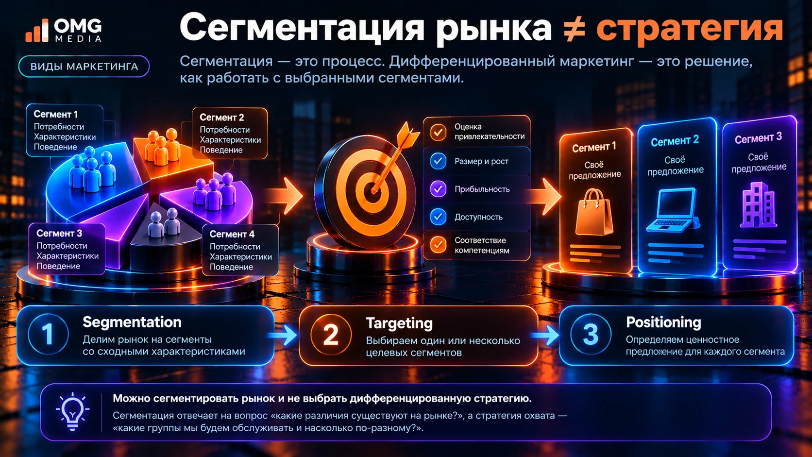 Сегментация рынка и дифференцированный маркетинг