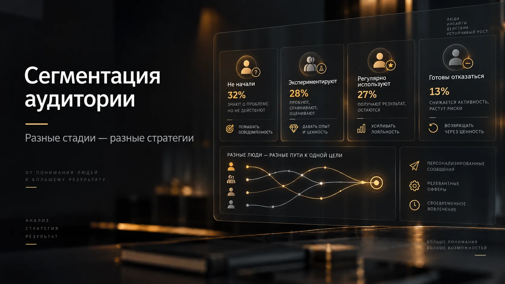 Сегментация аудитории в противодействующем маркетинге