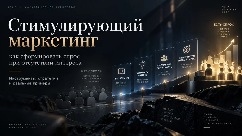Стимулирующий маркетинг — путь от отсутствующего спроса к интересу