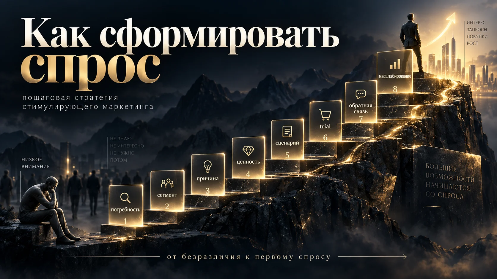 Пошаговая стратегия формирования спроса