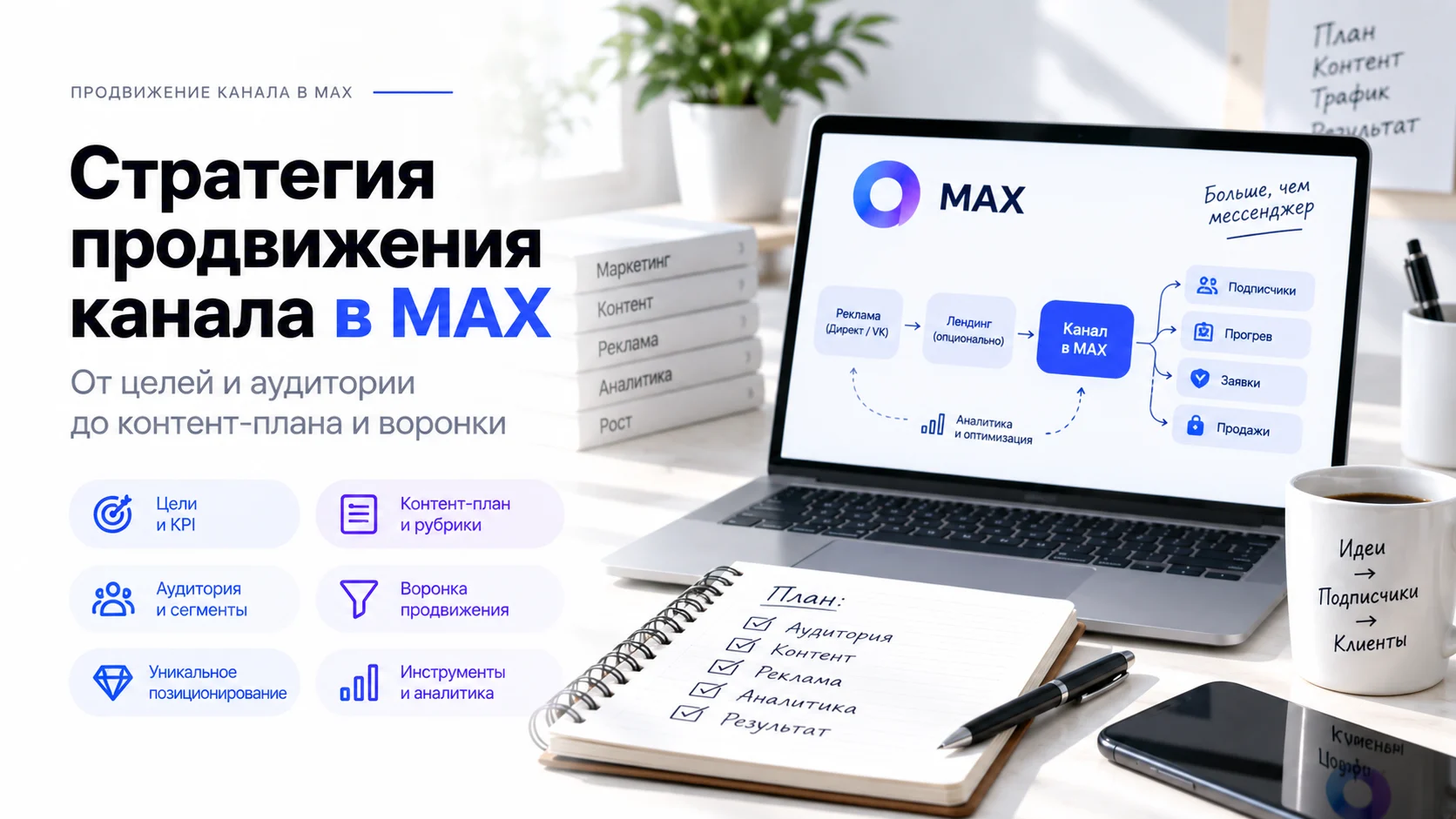Стратегия продвижения MAX от запуска канала до заявки