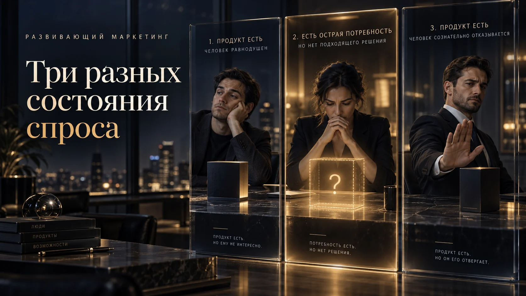 Различия развивающего, стимулирующего и конверсионного маркетинга